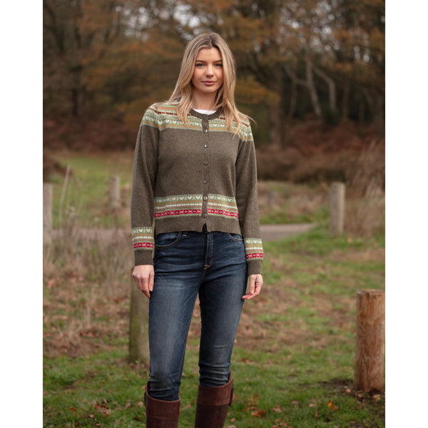 Fairisle Cardigan - Kitted in Cashmere