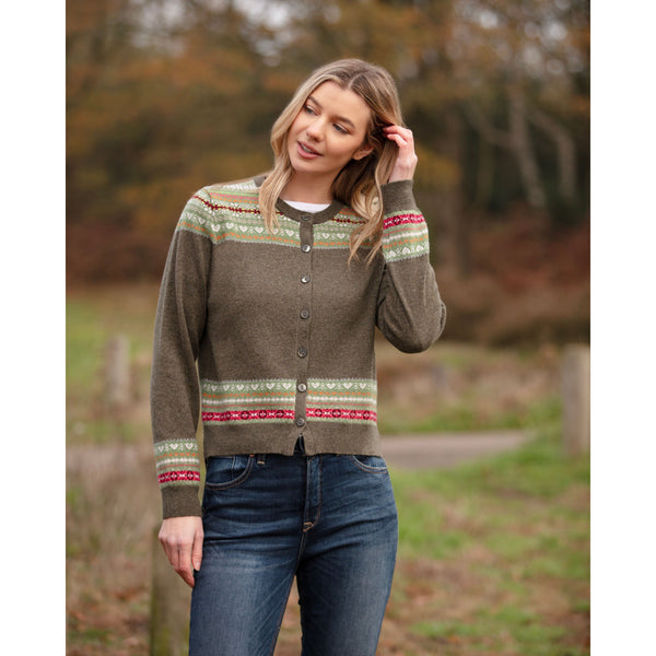 Fairisle Cardigan - Kitted in Cashmere