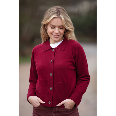 Lightweight Boxy Jacket Cardigan - Kitted in Cashmere