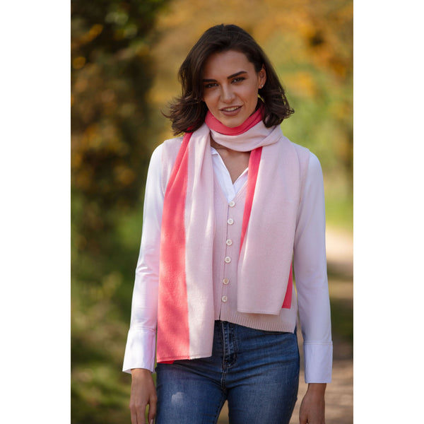 The Original Two Tone Scarf - Kitted in Cashmere