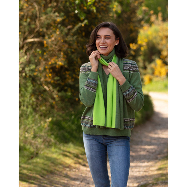 The Original Two Tone Scarf - Kitted in Cashmere